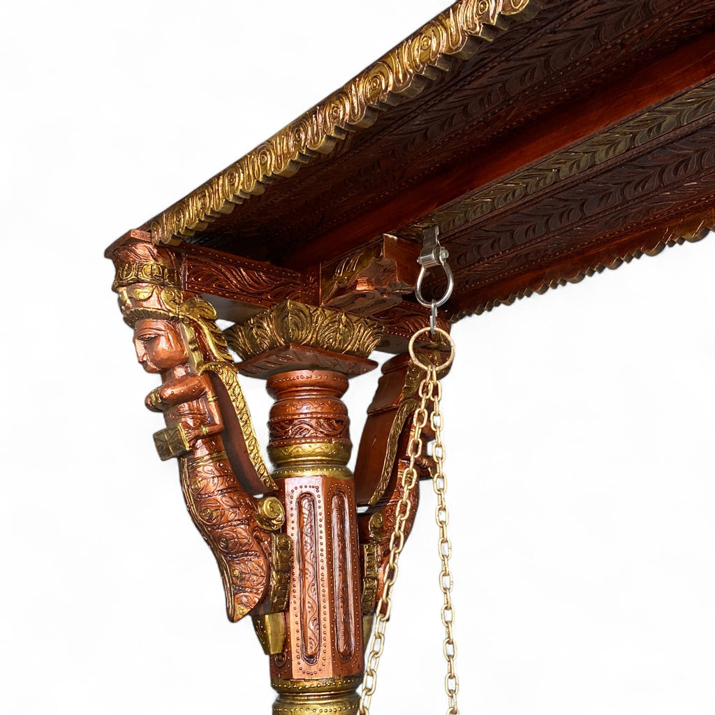 WOODEN PAINTED SWING