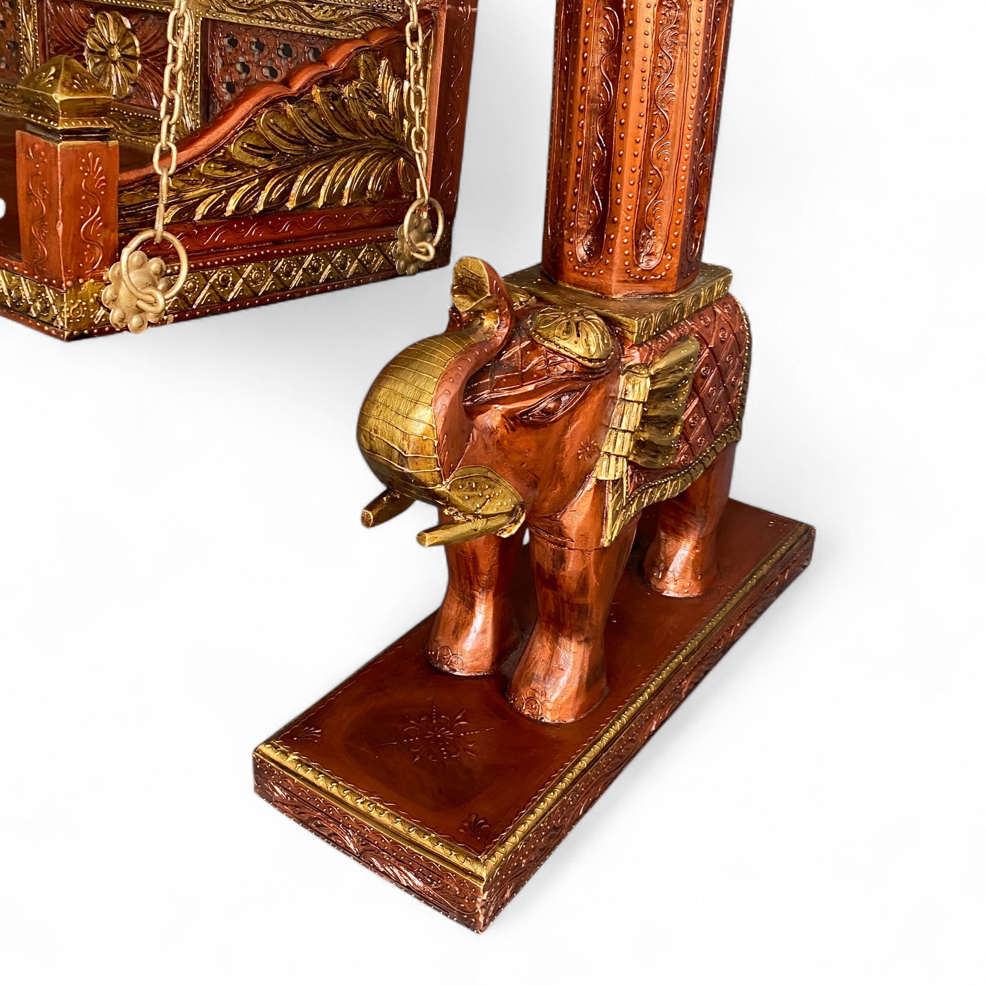 WOODEN PAINTED SWING