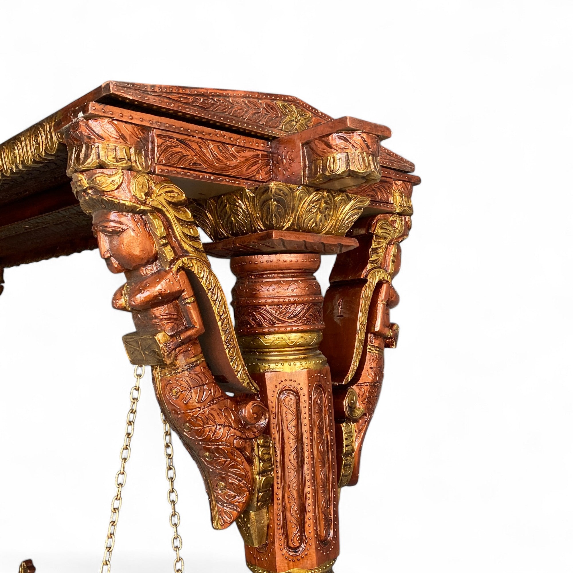 WOODEN PAINTED SWING