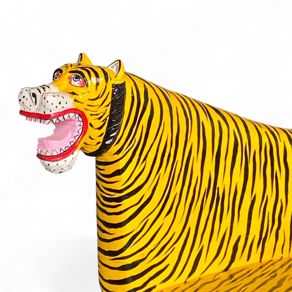 HAND PAINTED TIGER CHAIR