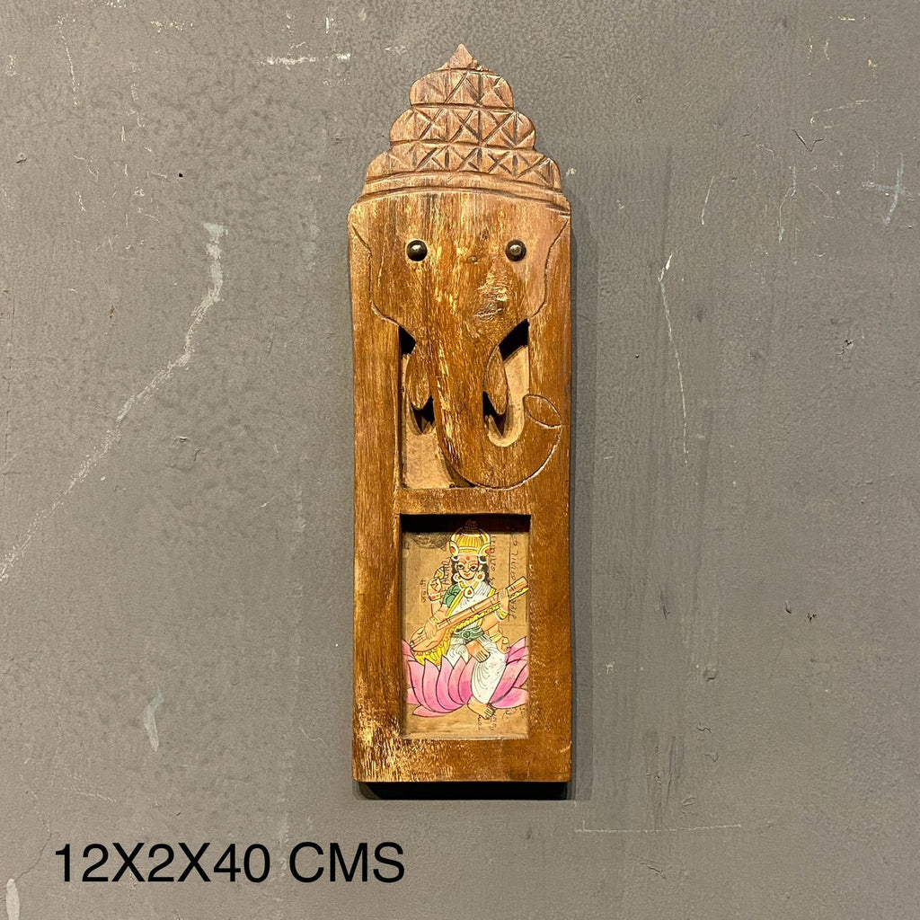 WOODEN GANESHA FRAME