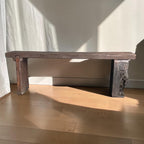 Carved Wooden Bench
