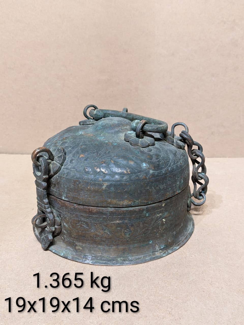Vintage Copper Box – handcrafted vintage Indian decor from Jodhpur, Rajasthan