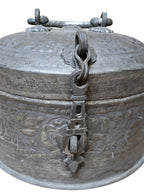 Antique Copper Chest – handcrafted vintage Indian decor from Jodhpur, Rajasthan