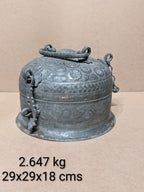 Vintage Copper Box – handcrafted vintage Indian decor from Jodhpur, Rajasthan