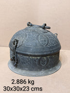 Vintage Copper Box – handcrafted vintage Indian decor from Jodhpur, Rajasthan