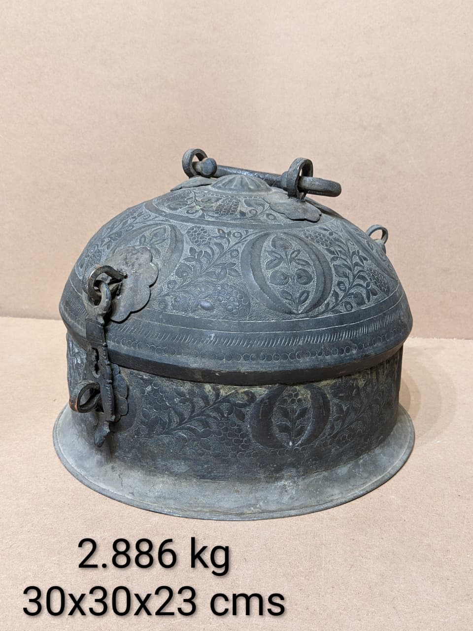 Vintage Copper Box – handcrafted vintage Indian decor from Jodhpur, Rajasthan
