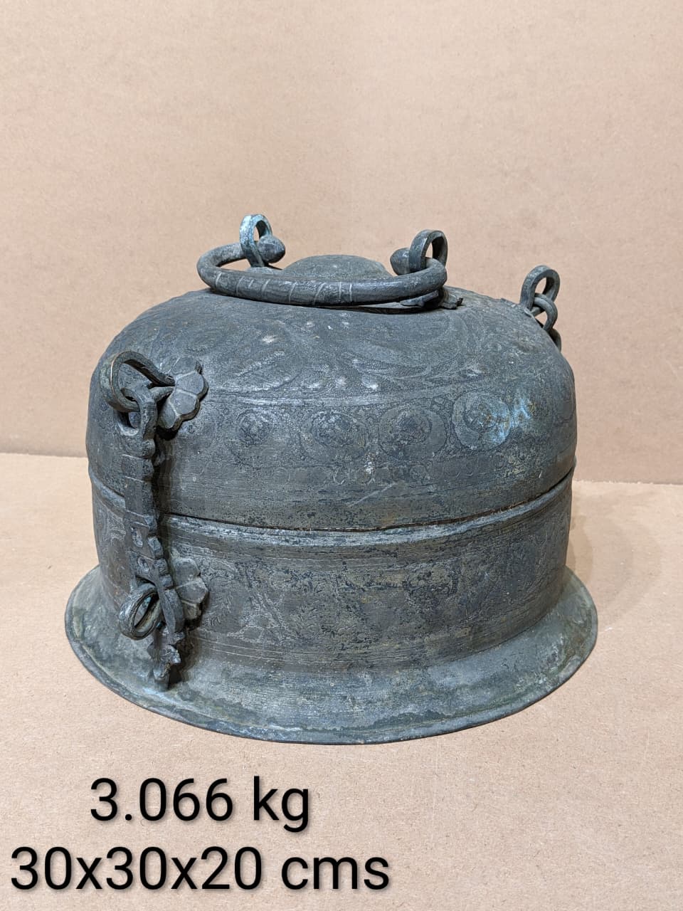 Vintage Copper Box – handcrafted vintage Indian decor from Jodhpur, Rajasthan