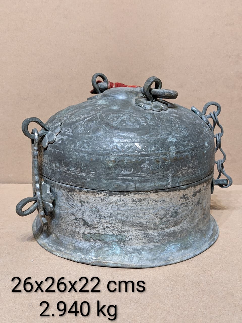 Vintage Copper Box – handcrafted vintage Indian decor from Jodhpur, Rajasthan