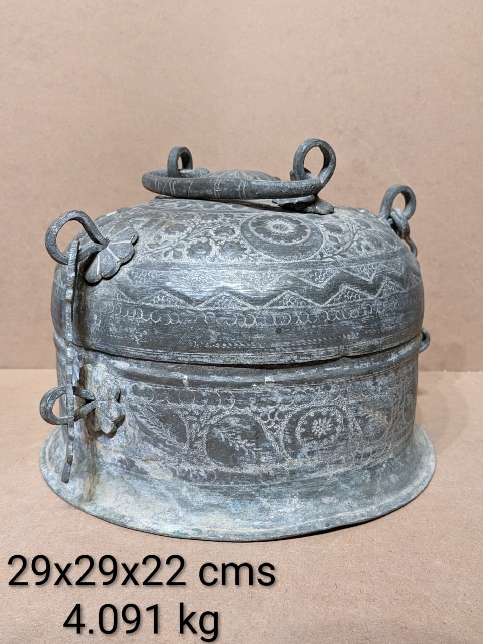 Vintage Copper Box – handcrafted vintage Indian decor from Jodhpur, Rajasthan