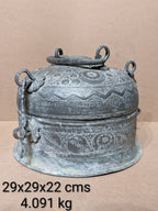 Vintage Copper Box – handcrafted vintage Indian decor from Jodhpur, Rajasthan