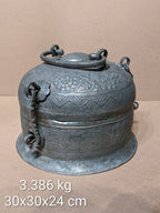 Copper Patina Chest – handcrafted vintage Indian decor from Jodhpur, Rajasthan