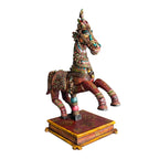 Hand-Painted Wooden Horse