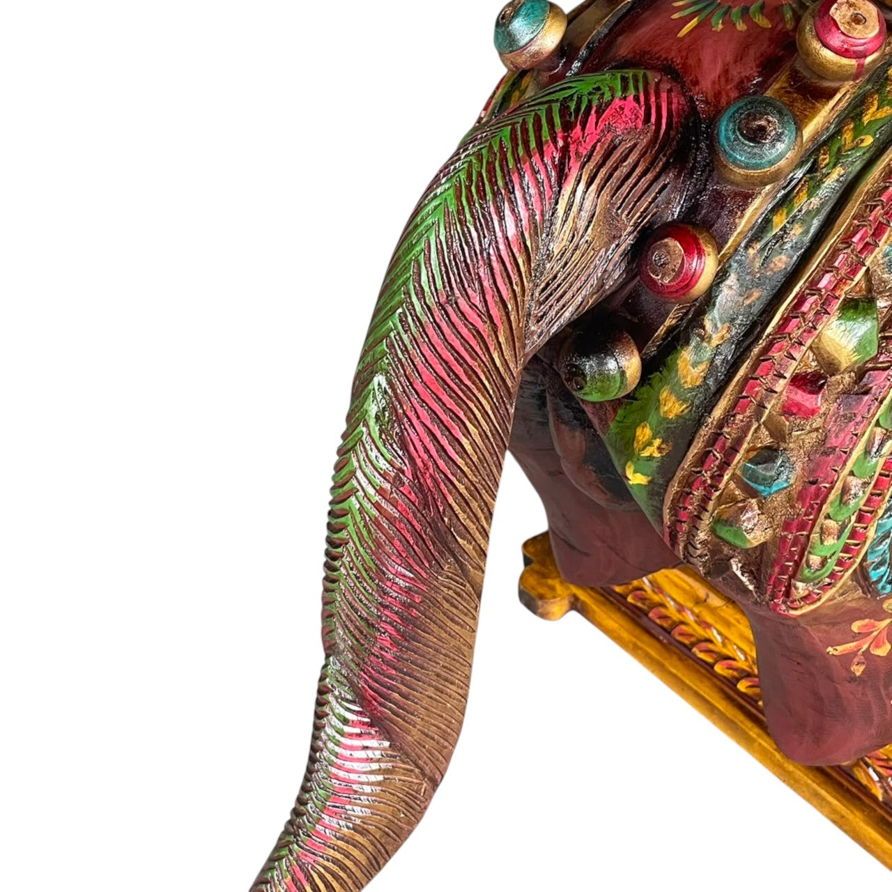 Hand-Painted Wooden Horse