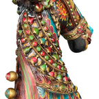 Hand-Painted Wooden Horse