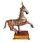 Hand-Painted Wooden Horse