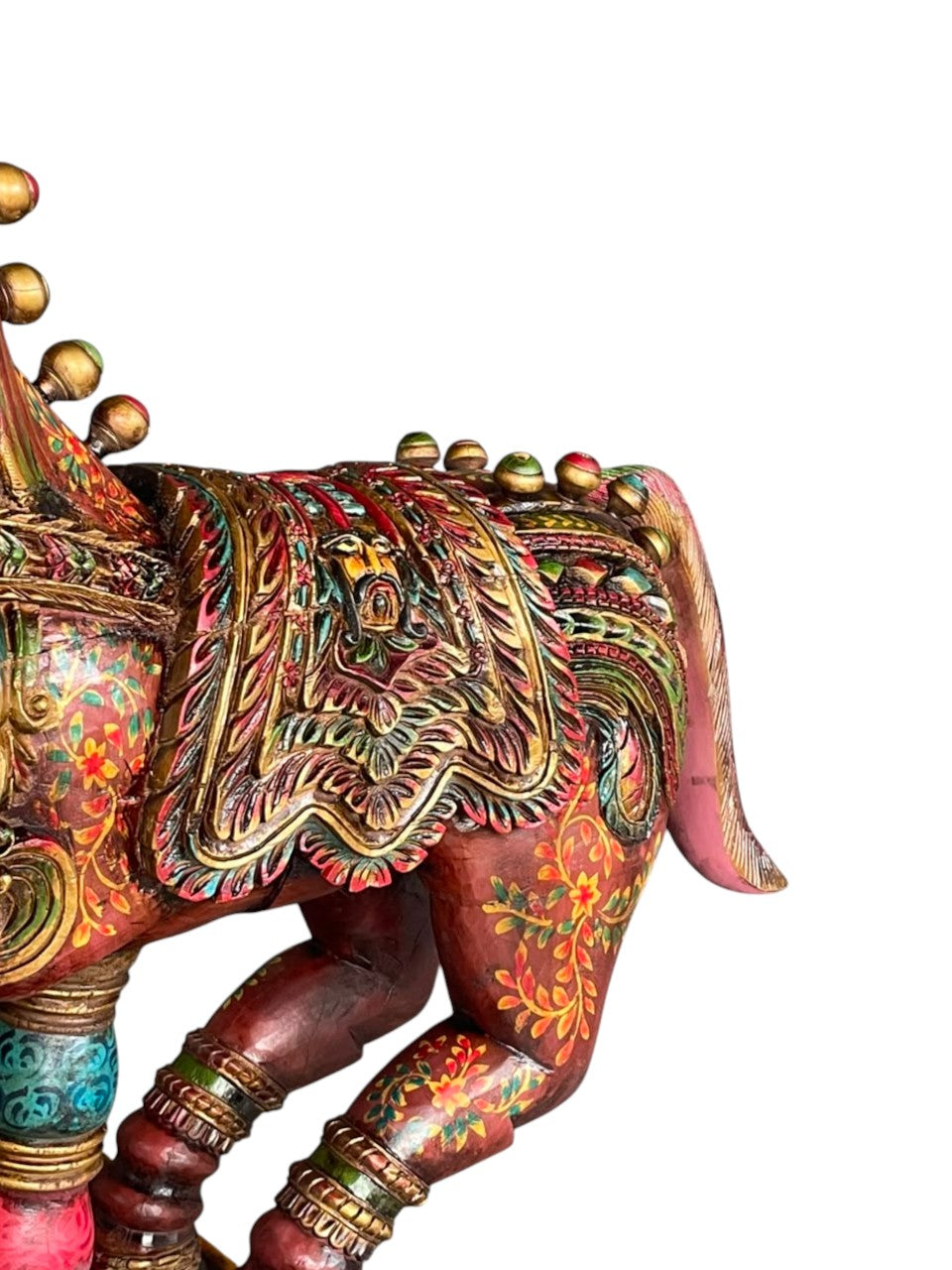 Hand-Painted Wooden Horse