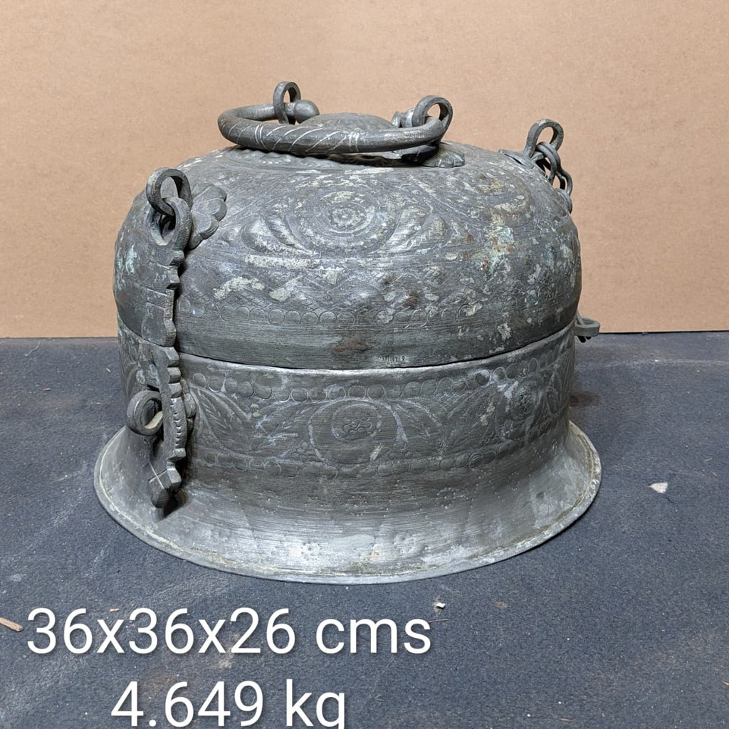 Vintage Copper Box – handcrafted vintage Indian decor from Jodhpur, Rajasthan