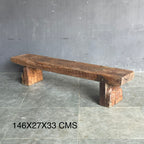 Carved Timber Bench