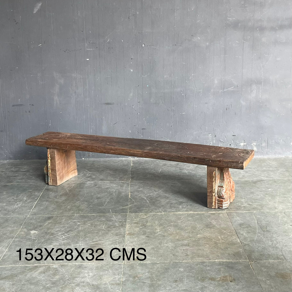Carved Timber Bench