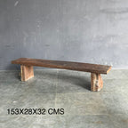 Carved Timber Bench