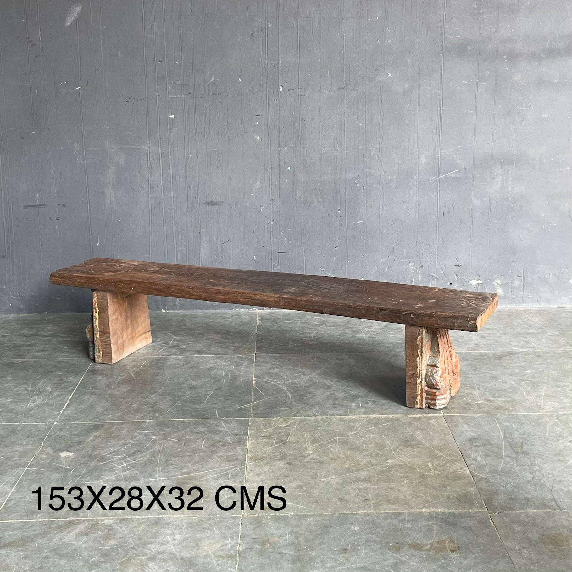 Carved Timber Bench