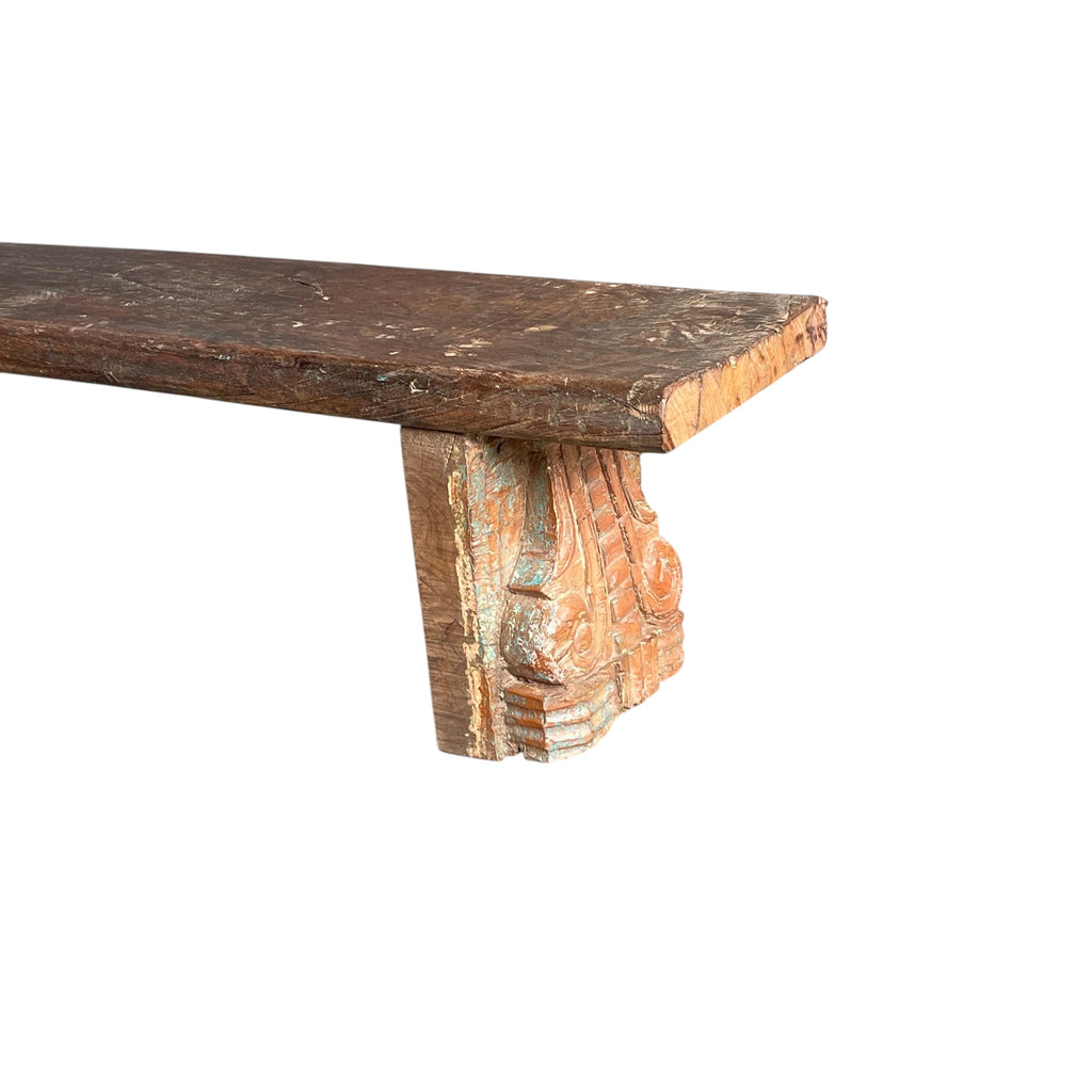 Carved Timber Bench