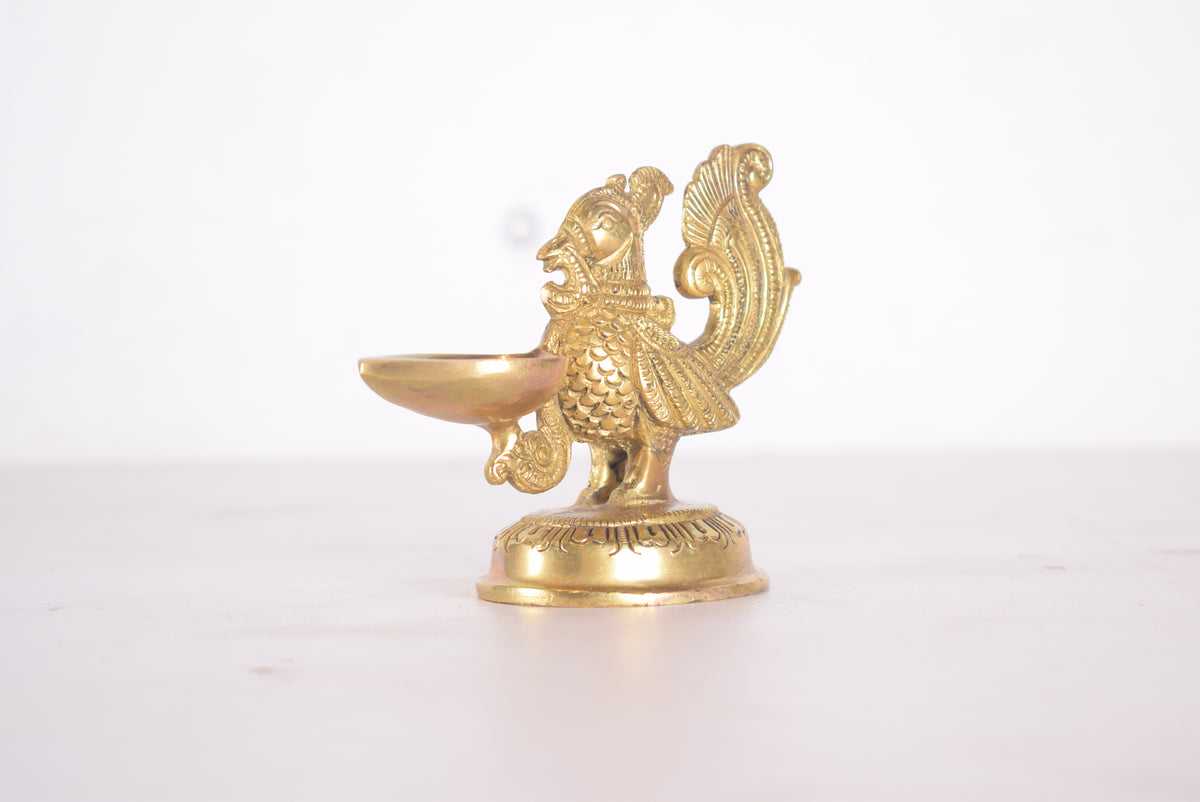 Brass Garuda Diya