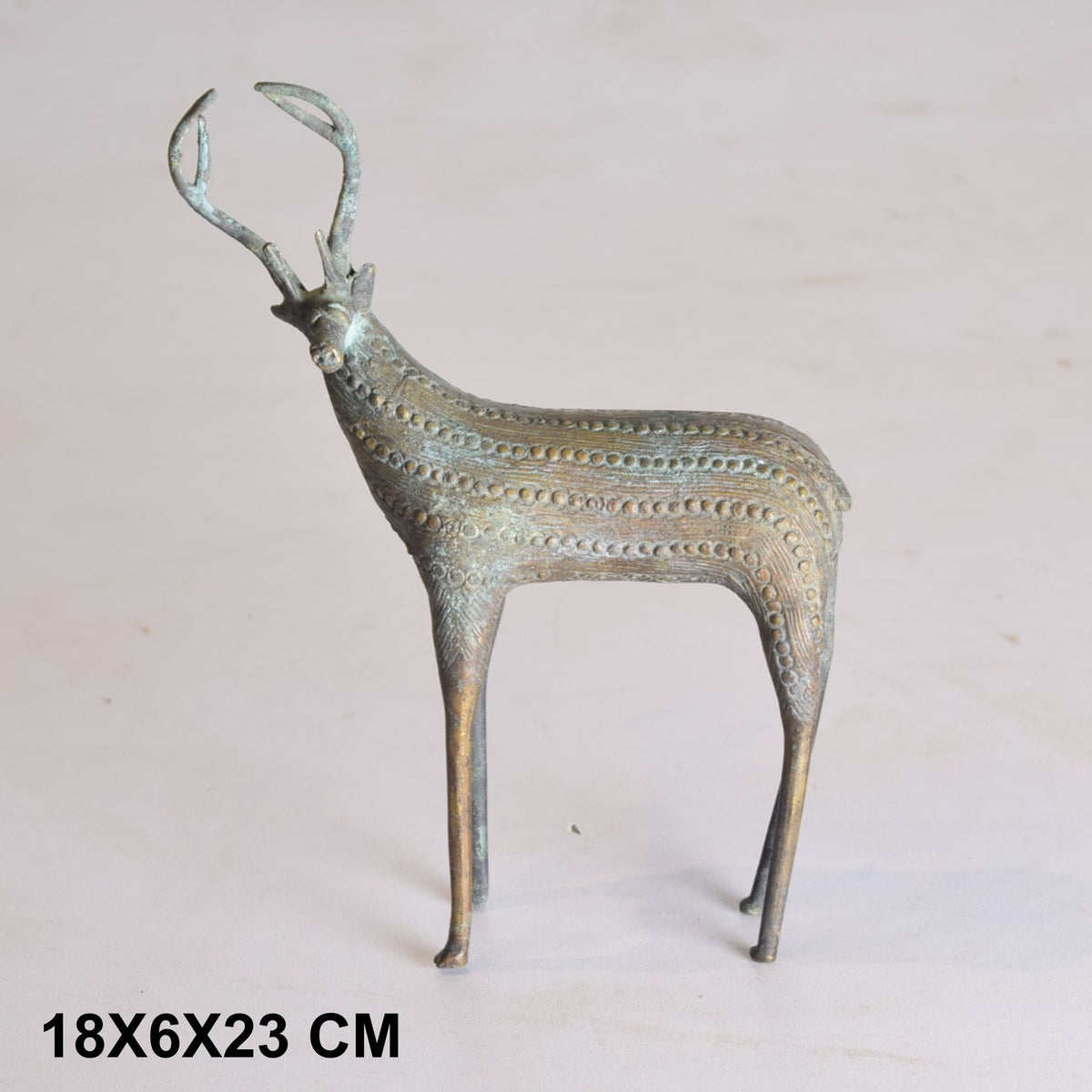 Brass Deer Sculpture