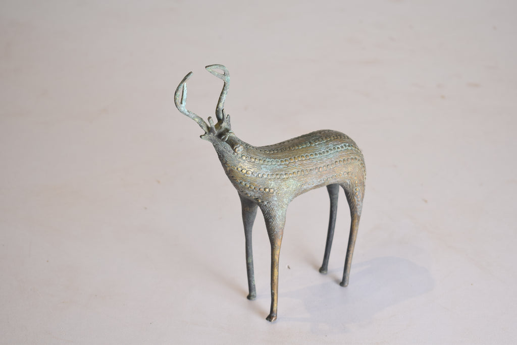 Brass Deer Sculpture