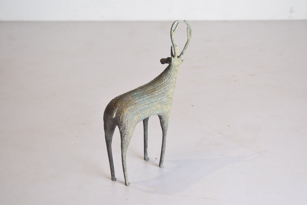 Brass Deer Sculpture