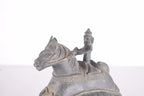 horse rider brass box