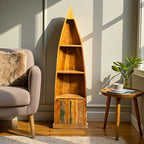 ANTIQUE BOAT STYLE BOOK RACK
