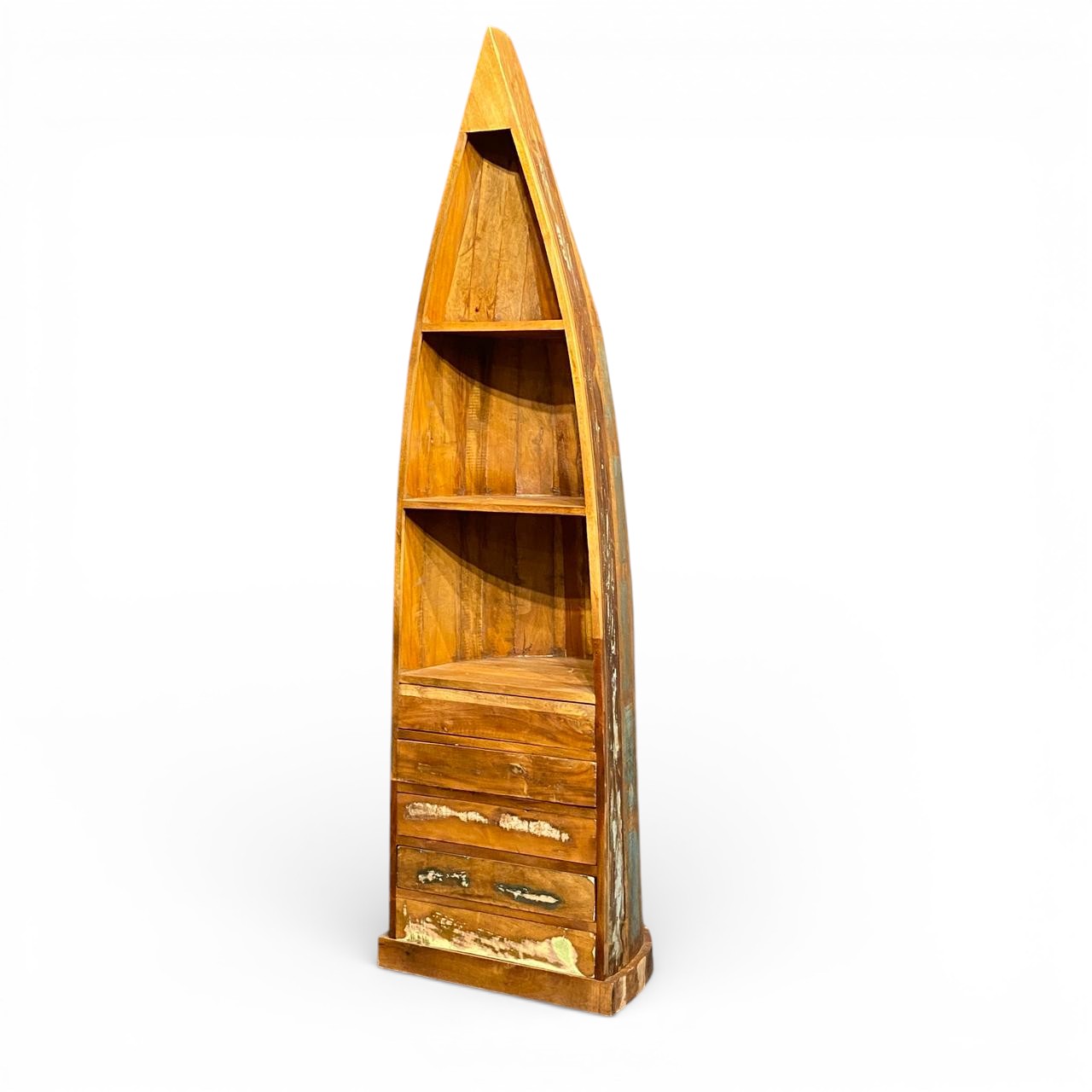 ANTIQUE BOAT STYLE BOOK RACK