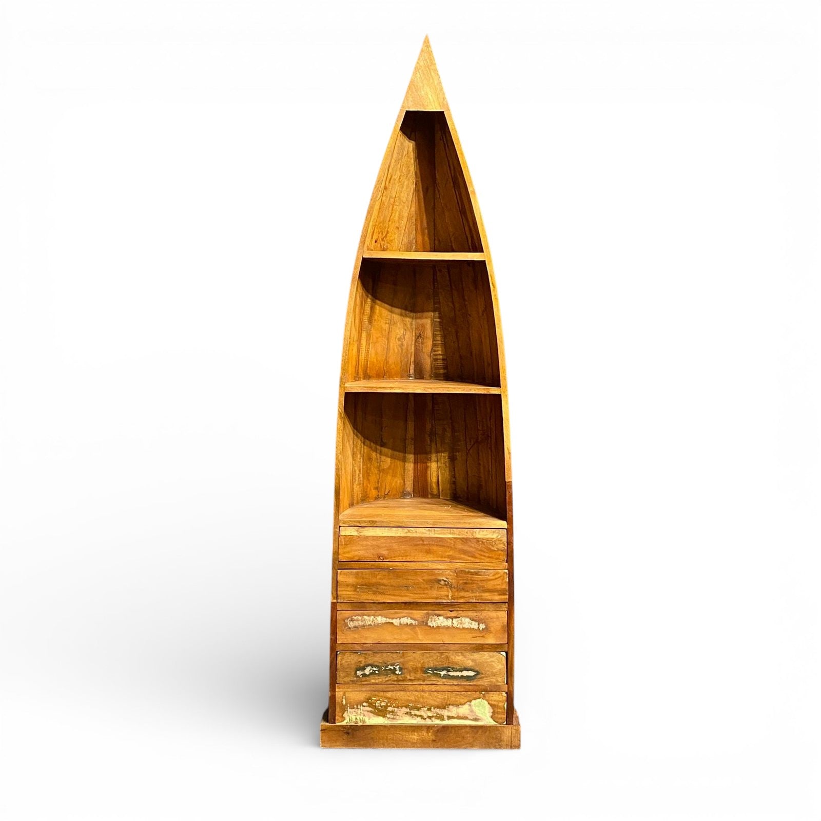 ANTIQUE BOAT STYLE BOOK RACK