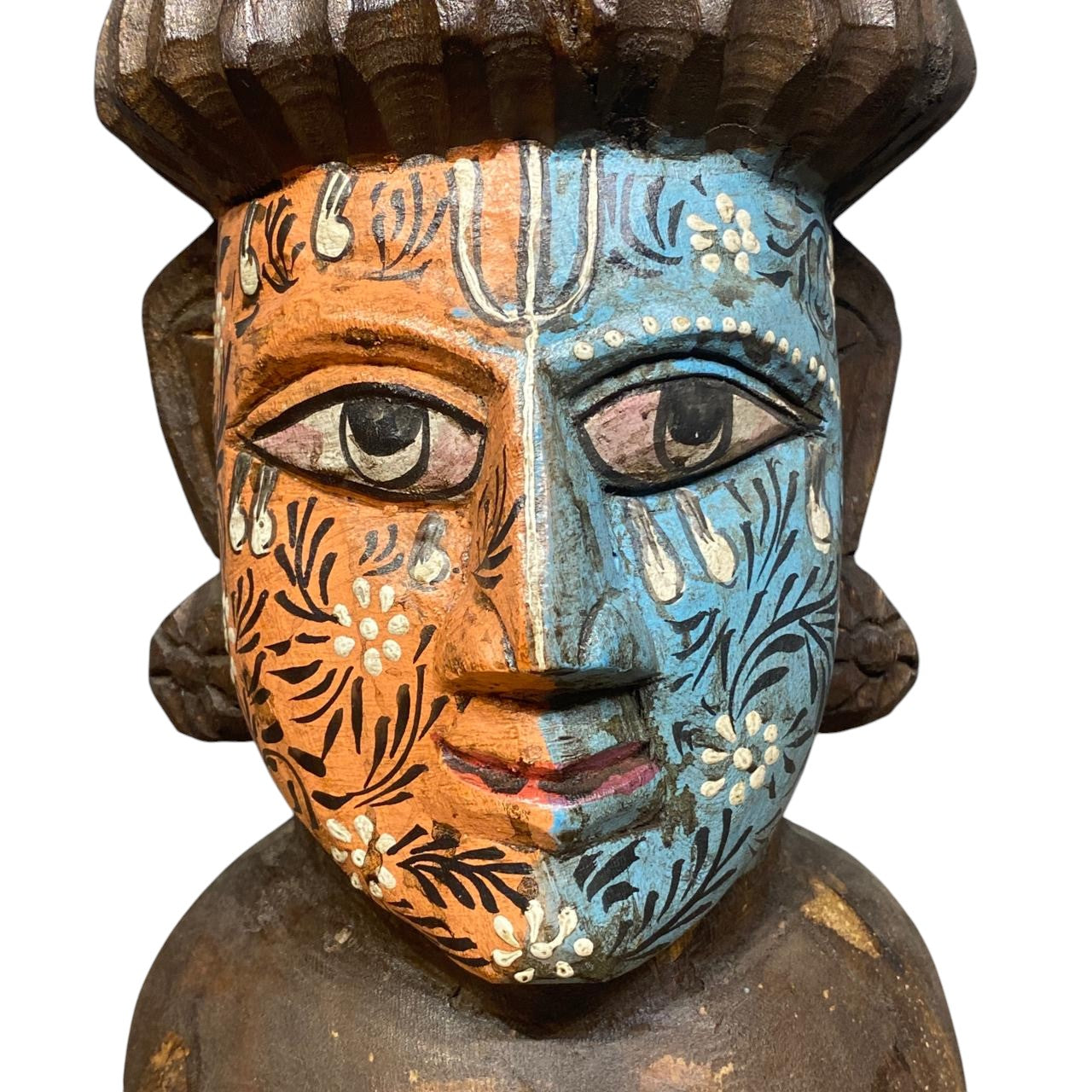 Wooden Buddha Head