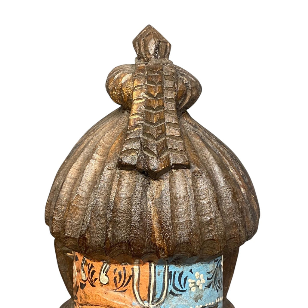 Wooden Buddha Head