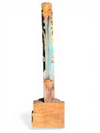 Painted Figurine Bracket – handcrafted vintage Indian decor from Jodhpur, Rajasthan
