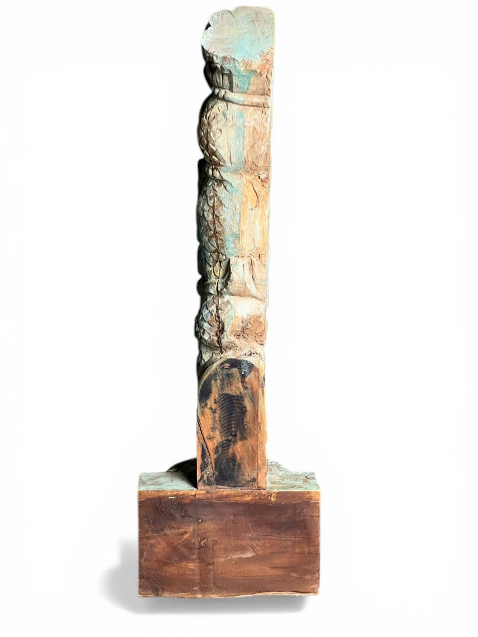 Antique Turquoise Bracket – handcrafted vintage Indian decor from Jodhpur, Rajasthan