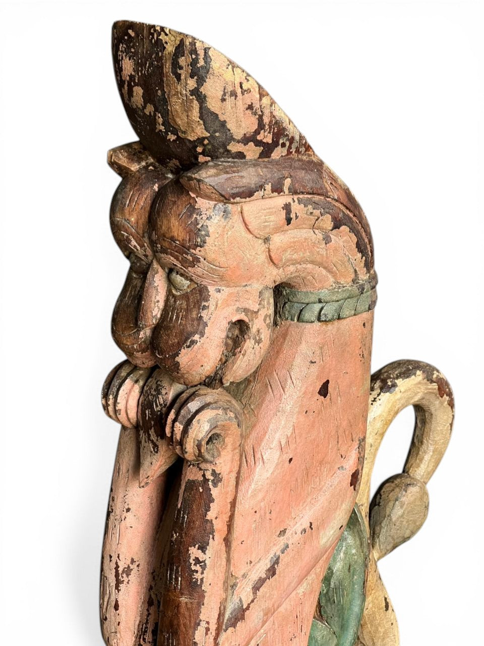 Vintage Carved Bracket – handcrafted vintage Indian decor from Jodhpur, Rajasthan