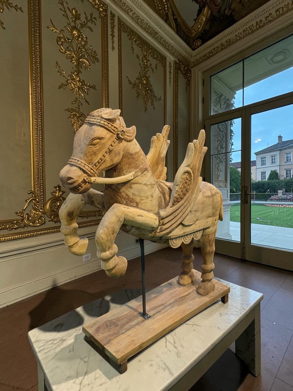 Winged Horse Sculpture