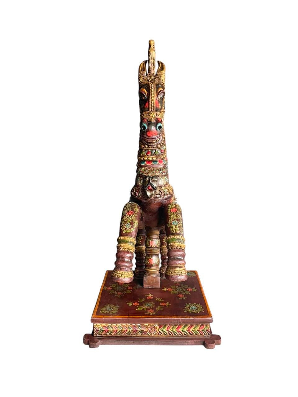 Hand-Painted Wooden Horse