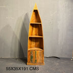 ANTIQUE BOAT STYLE BOOK RACK