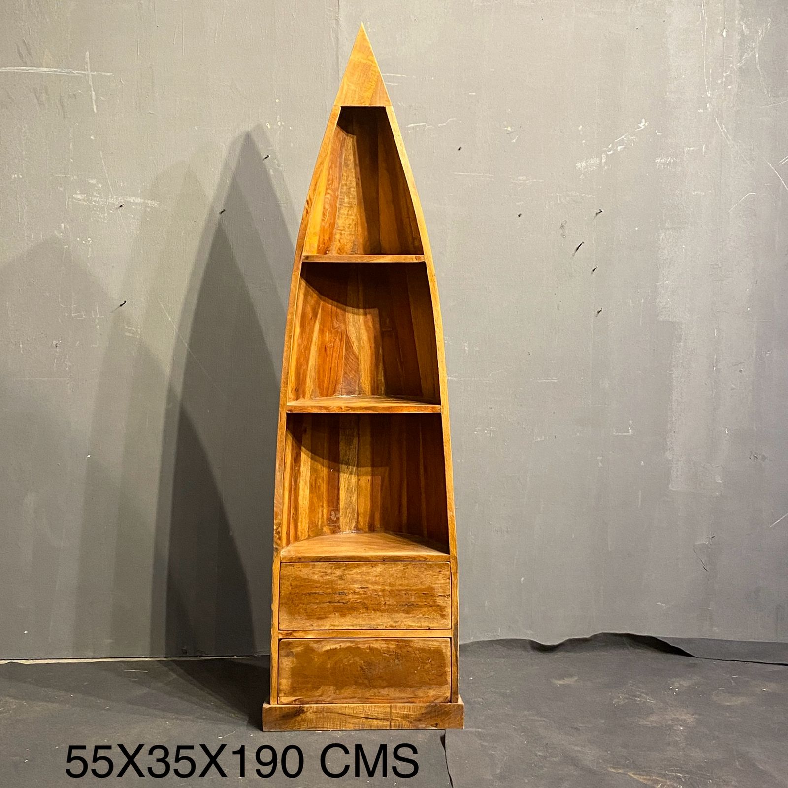 ANTIQUE BOAT STYLE BOOK RACK