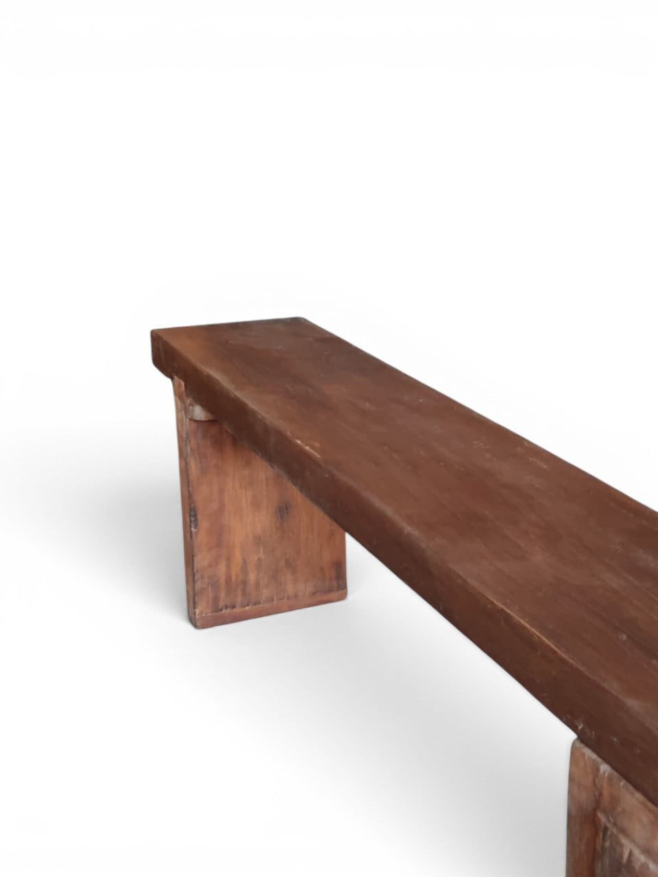 Carved Wooden Bench
