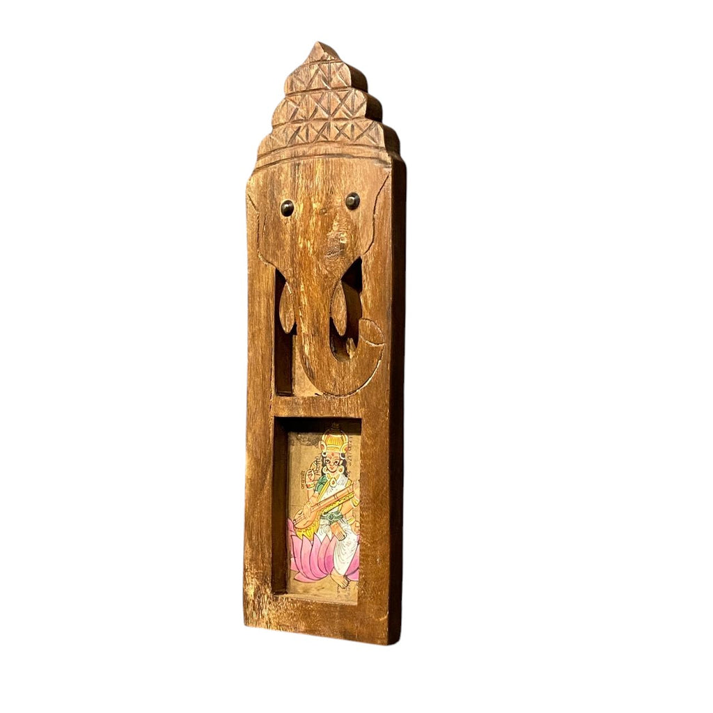 WOODEN GANESHA FRAME