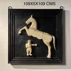 WOODEN HORSE PANEL