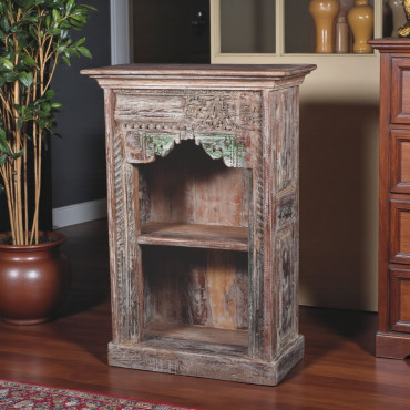 WOODEN BOOKSHELF