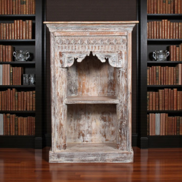 WOODEN BOOKSHELF
